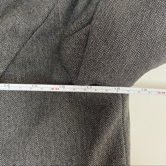 Giorgio Sant' Angelo Blazer Womens Size 6 Petite Gray Button Front 3/4 Sleeve - Picture 6 of 10